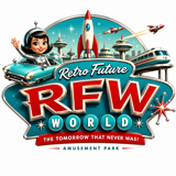 Retro Future World logo